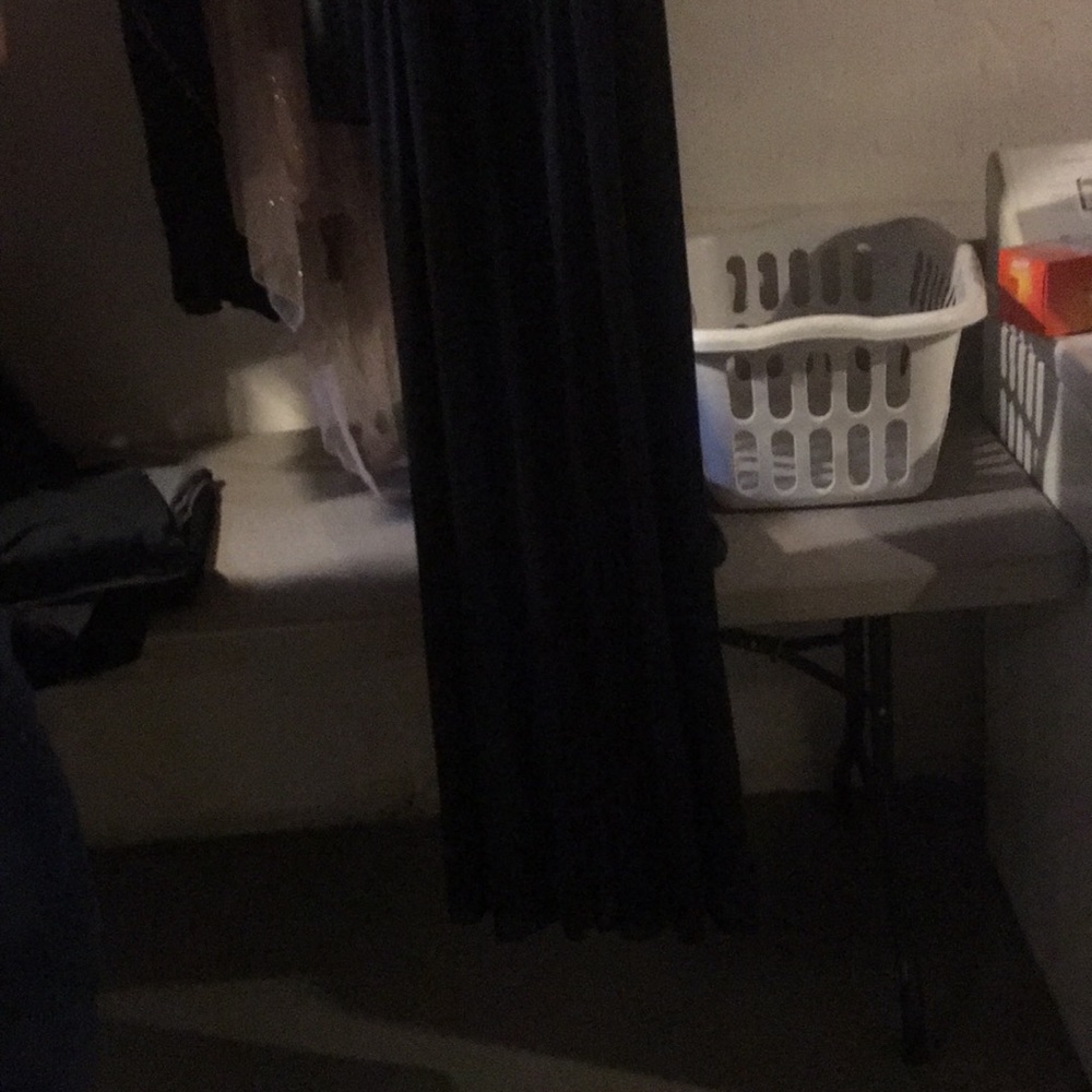 LONG BLACK DRESS - Picture 3 of 5